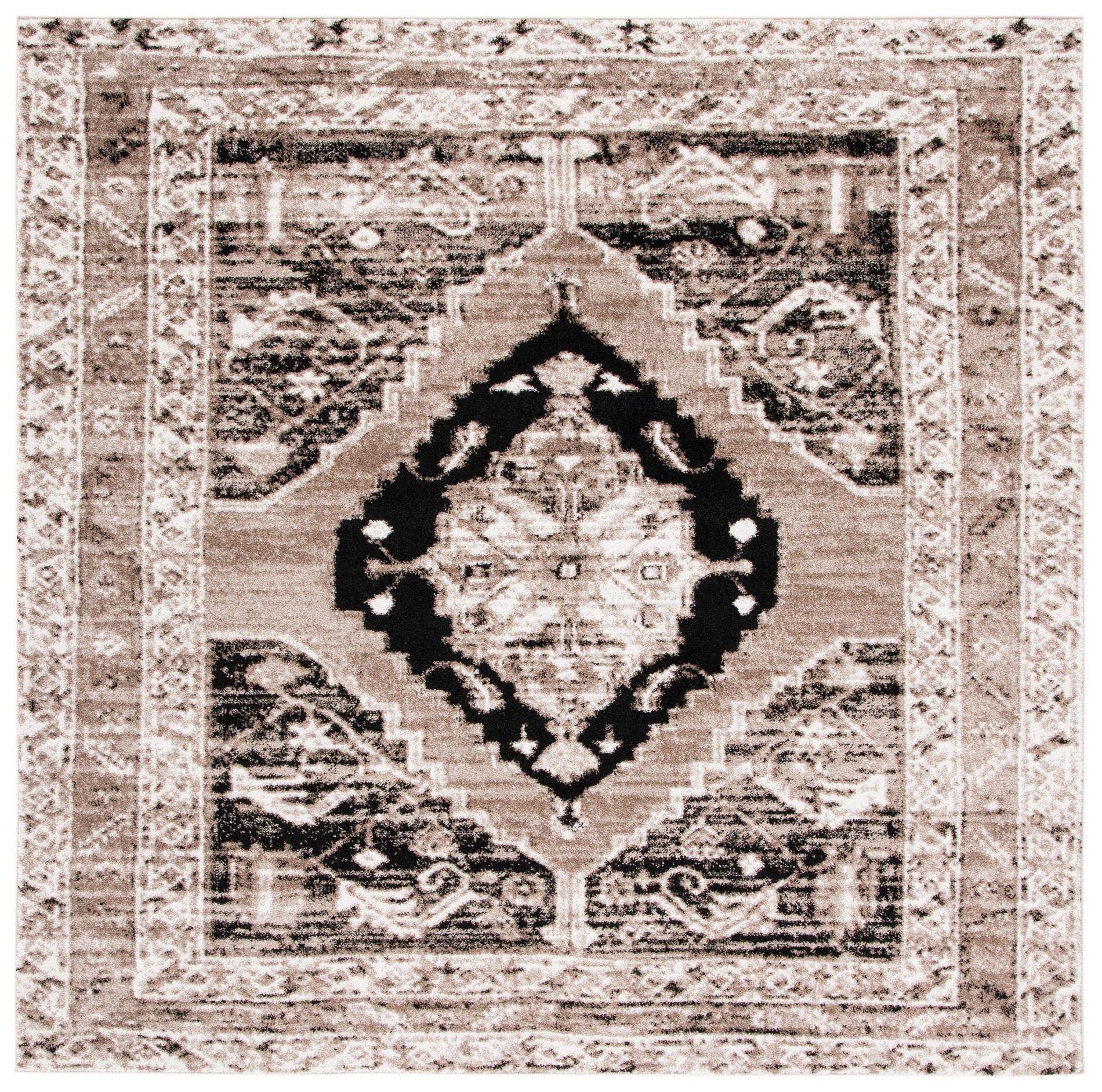 Safavieh Vintage Hamadan Vth228T Brown/Ivory Area Rug