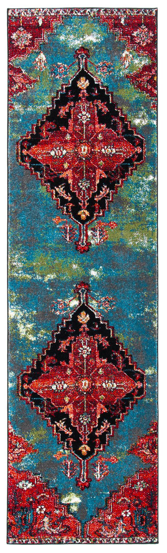 Safavieh Vintage Hamadan Vth248M Blue/Red Area Rug