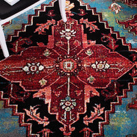 Safavieh Vintage Hamadan Vth248M Blue/Red Area Rug