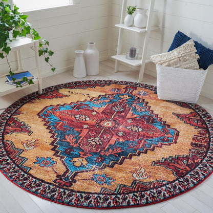 Safavieh Vintage Hamadan Vth248Q Red/Blue Area Rug