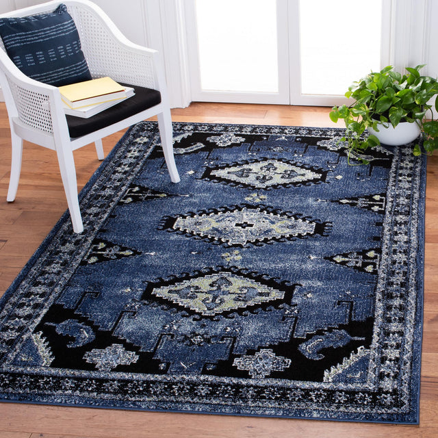 Safavieh Vintage Hamadan Vth251M Blue/Black Rugs.