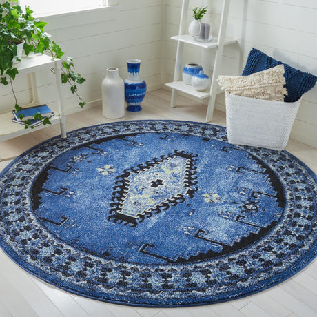 Safavieh Vintage Hamadan Vth251M Blue/Black Rugs.