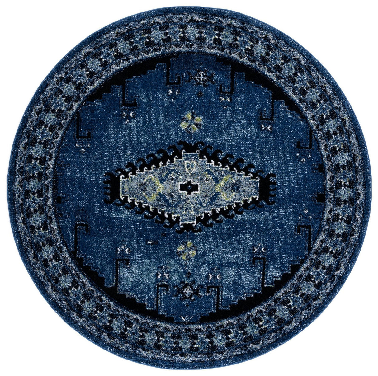 Safavieh Vintage Hamadan Vth251M Blue/Black Rugs.