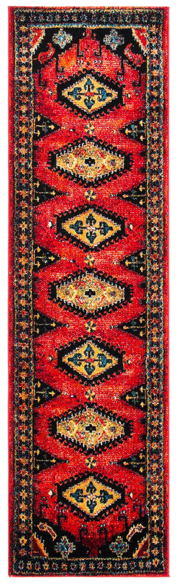 Safavieh Vintage Hamadan Vth251Q Red/Black Area Rug