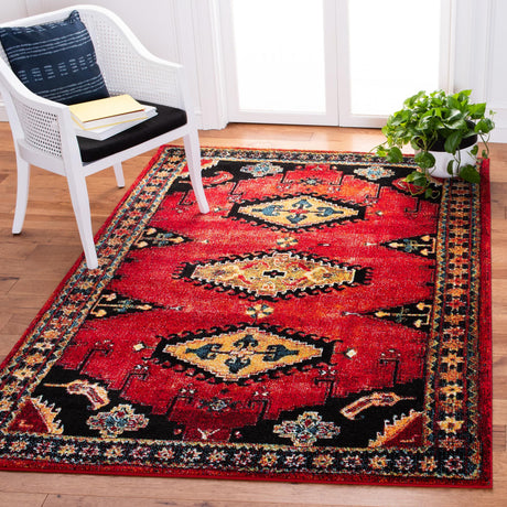 Safavieh Vintage Hamadan Vth251Q Red/Black Rugs.
