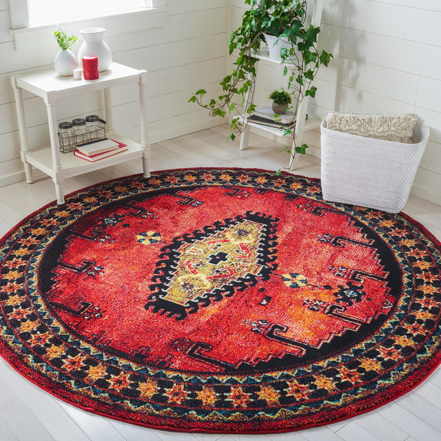 Safavieh Vintage Hamadan Vth251Q Red/Black Rugs.