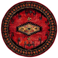 Safavieh Vintage Hamadan Vth251Q Red/Black Area Rug