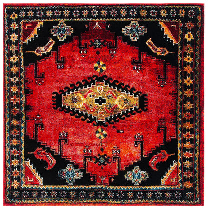 Safavieh Vintage Hamadan Vth251Q Red/Black Area Rug