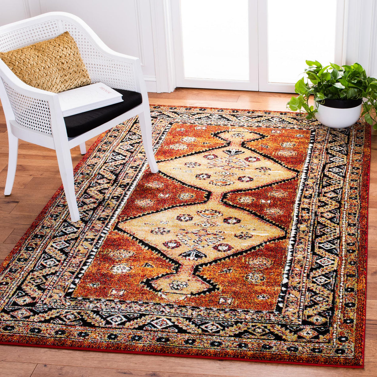 Safavieh Vintage Hamadan Vth252P Rust/Gold Rugs.