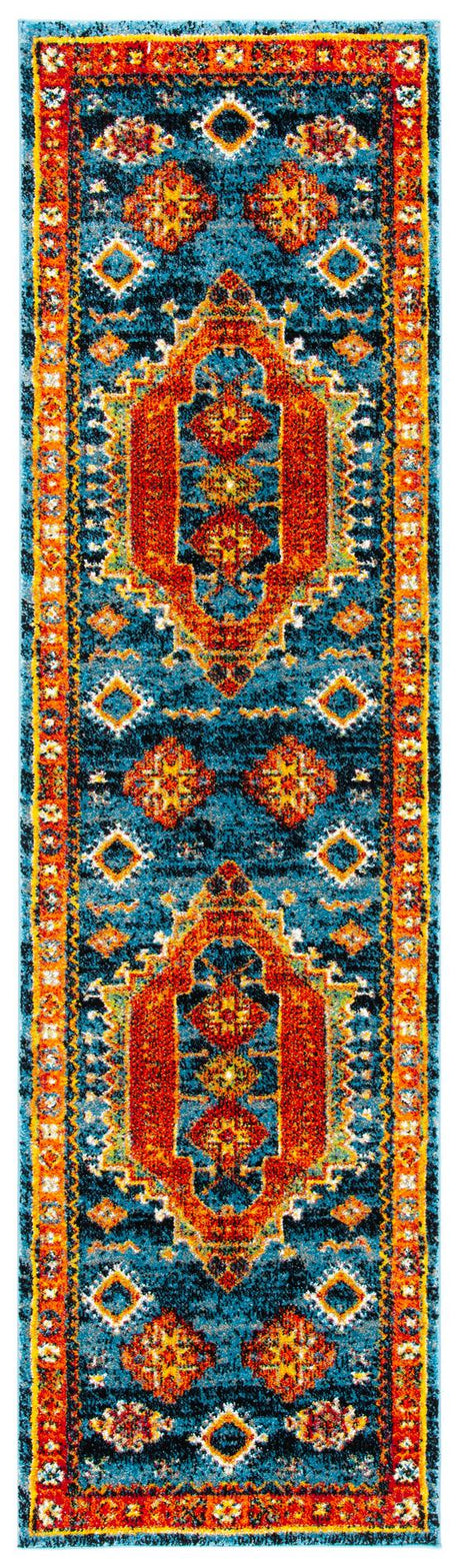 Safavieh Vintage Hamadan Vth253M Blue/Orange Rugs.