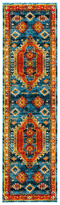 Safavieh Vintage Hamadan Vth253M Blue/Orange Area Rug