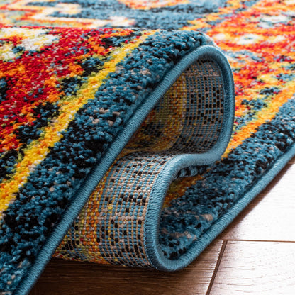 Safavieh Vintage Hamadan Vth253M Blue/Orange Area Rug