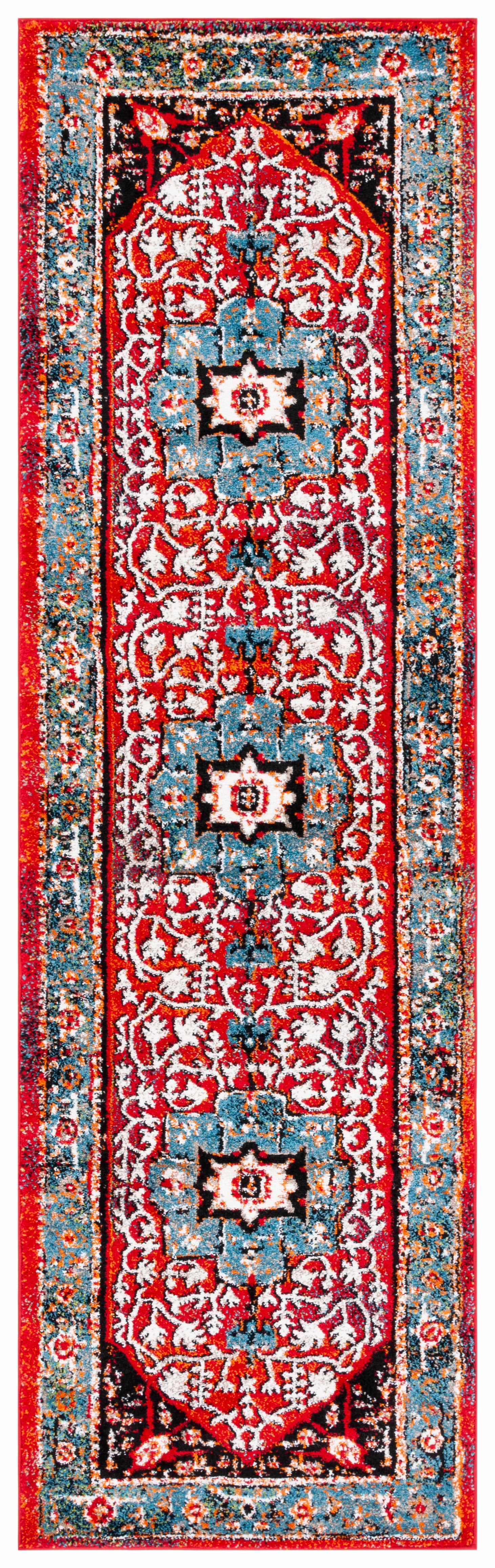 Safavieh Vintage Hamadan Vth259M Blue/Red Area Rug