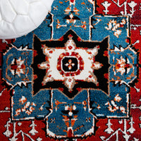 Safavieh Vintage Hamadan Vth259M Blue/Red Area Rug