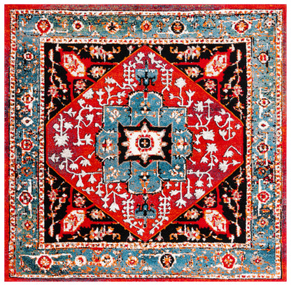 Safavieh Vintage Hamadan Vth259M Blue/Red Area Rug