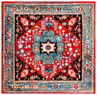 Safavieh Vintage Hamadan Vth259M Blue/Red Area Rug