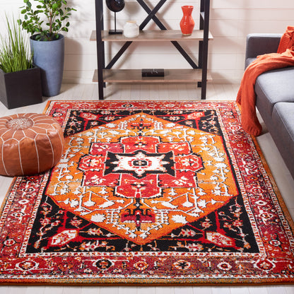 Safavieh Vintage Hamadan Vth259P Red/Orange Area Rug