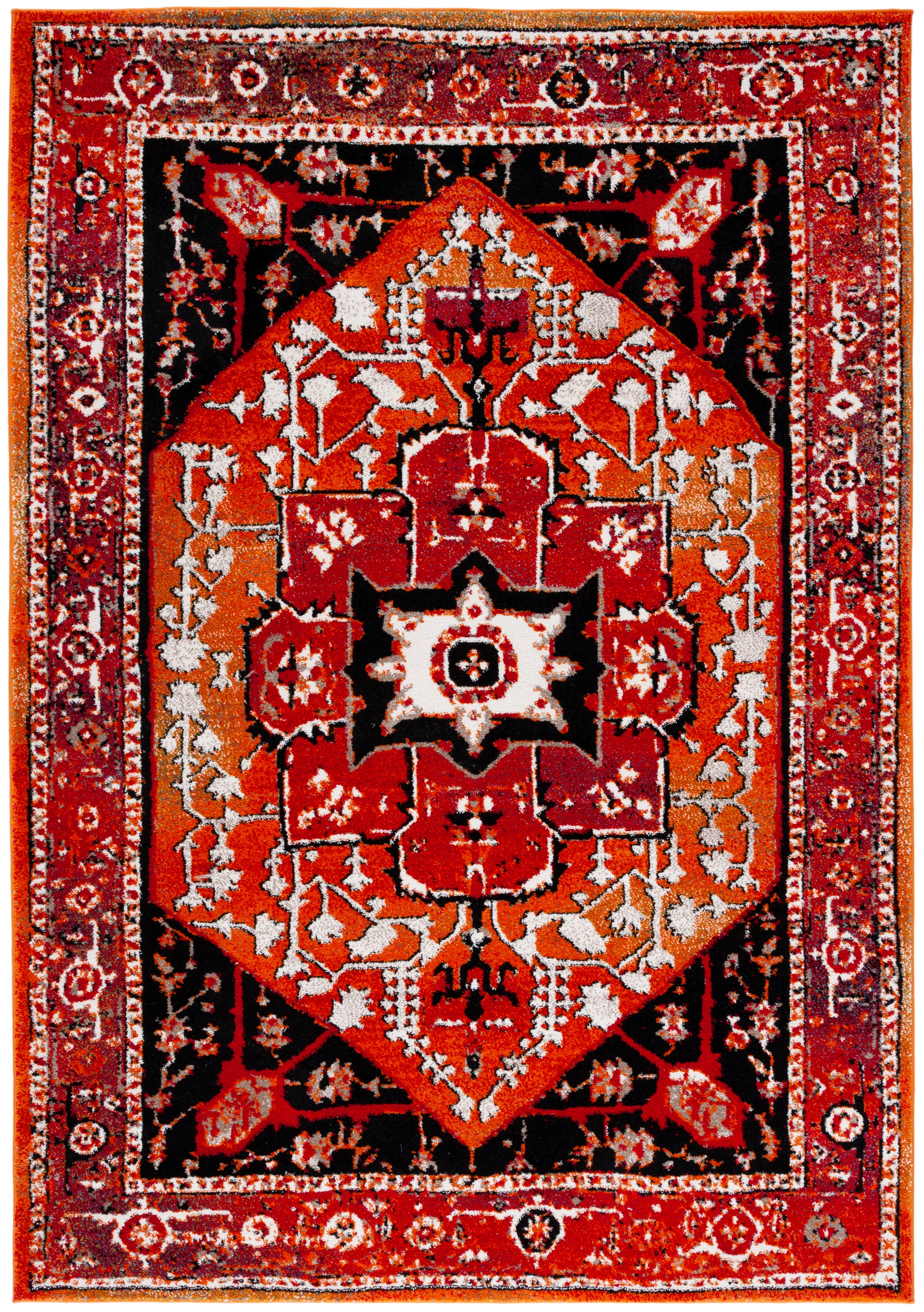 Safavieh Vintage Hamadan Vth259P Red/Orange Area Rug