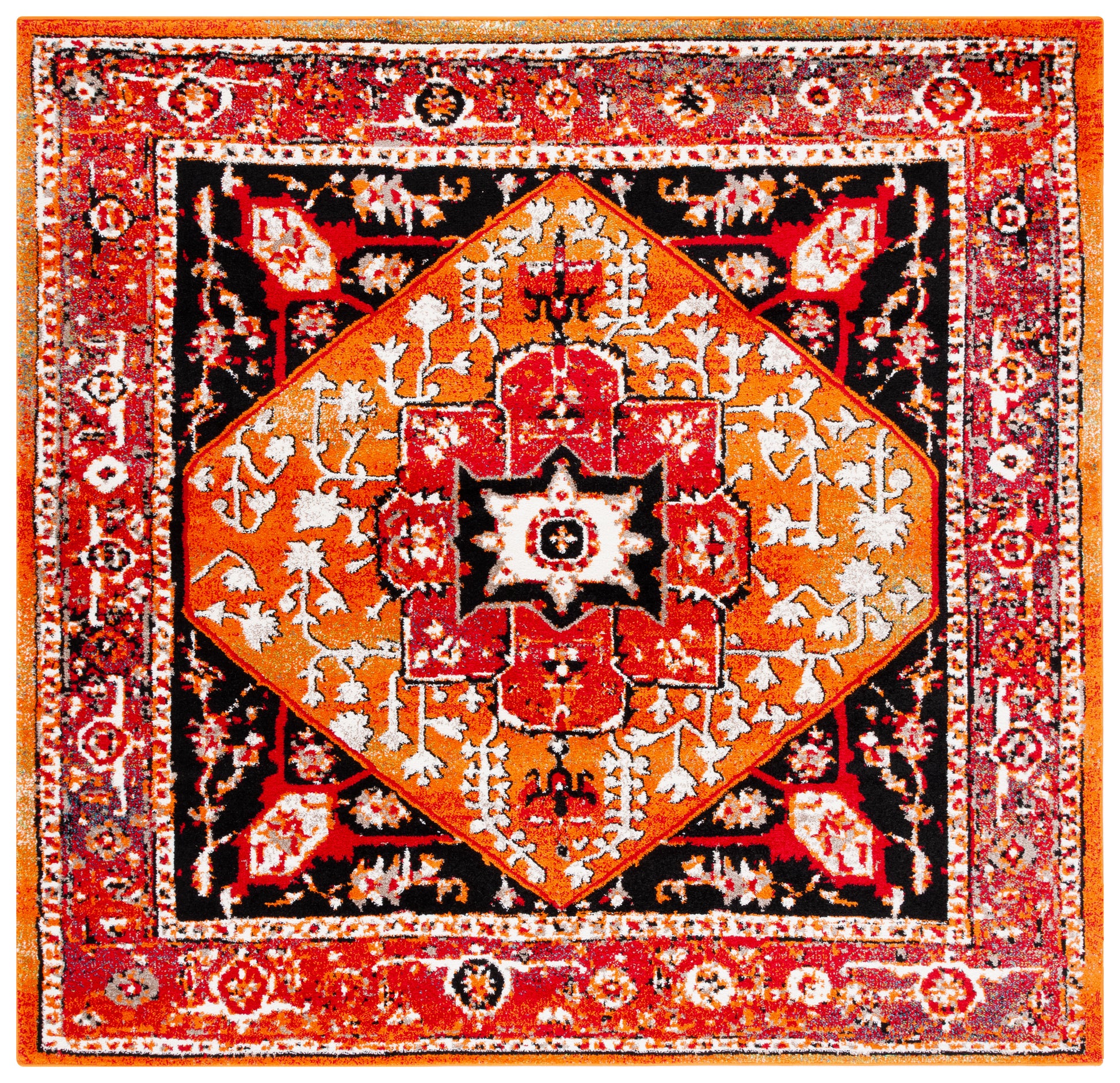 Safavieh Vintage Hamadan Vth259P Red/Orange Area Rug