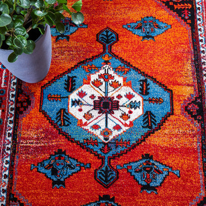 Safavieh Vintage Hamadan Vth262Q Red/Blue Area Rug