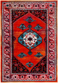 Safavieh Vintage Hamadan Vth262Q Red/Blue Area Rug