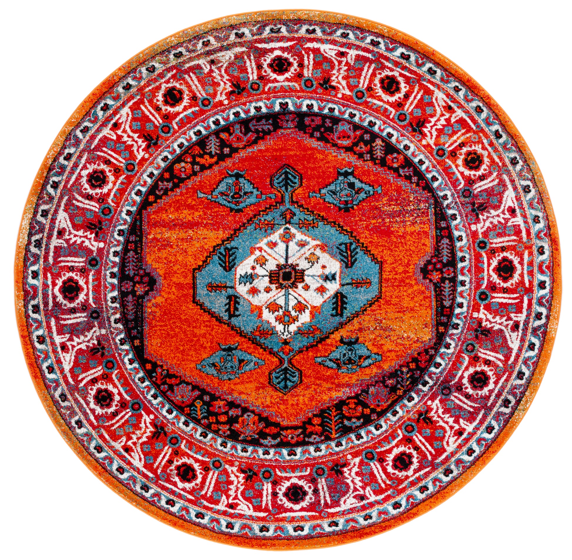 Safavieh Vintage Hamadan Vth262Q Red/Blue Area Rug