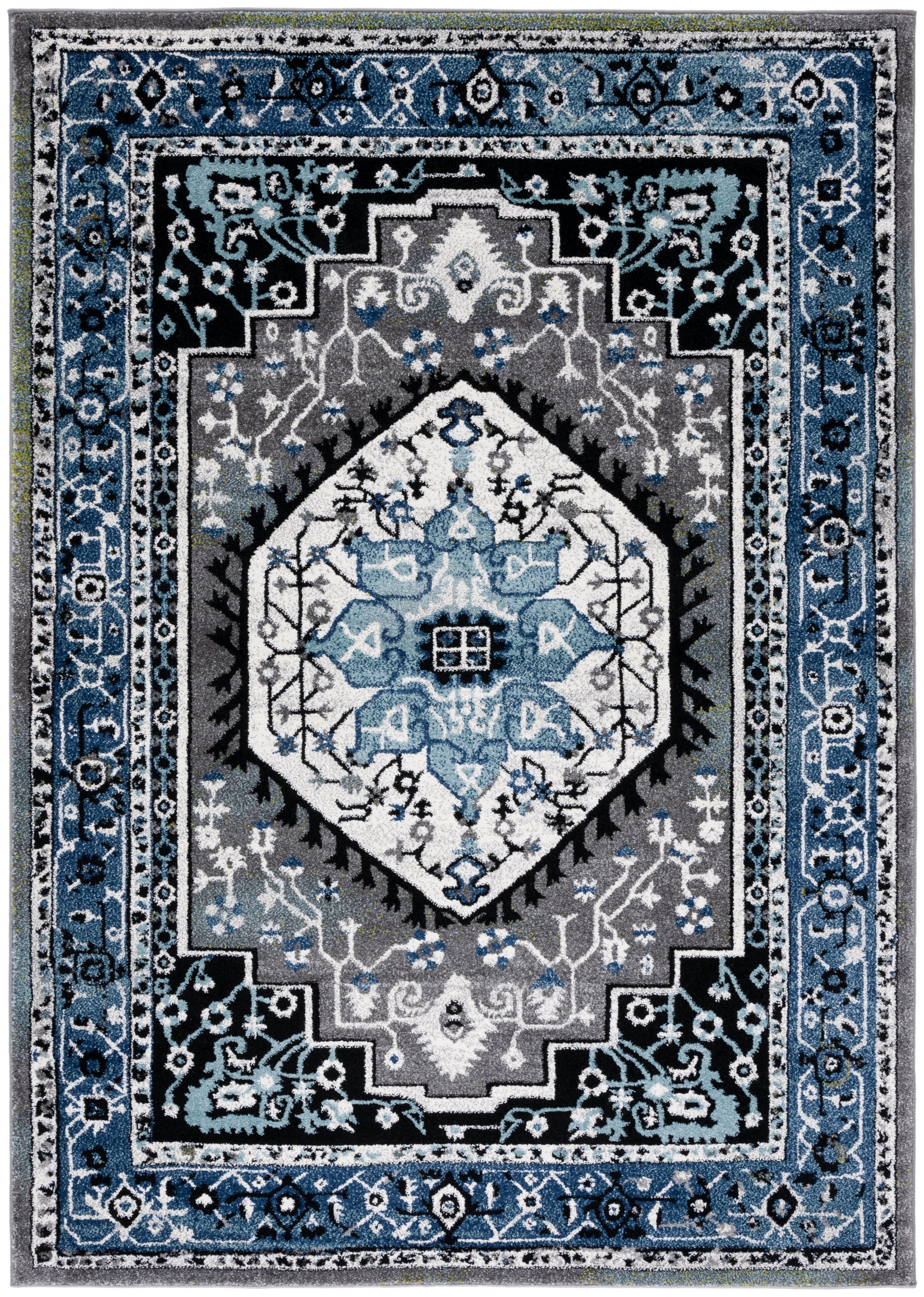 Safavieh Vintage Hamadan Vth264M Blue/Grey Area Rug