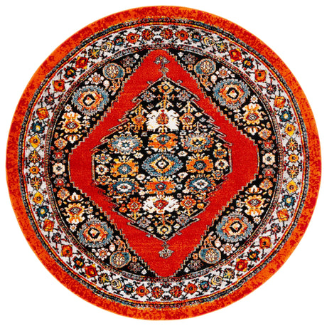 Safavieh Vintage Hamadan Vth265Q Red/Black Rug.