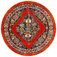 Safavieh Vintage Hamadan Vth265Q Red/Black Area Rug