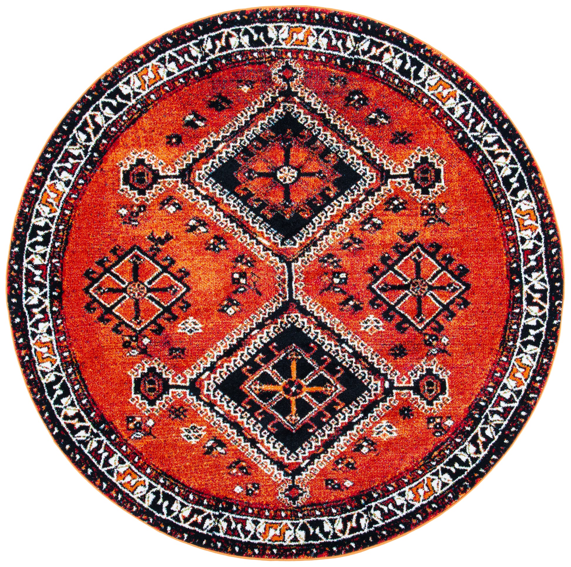 Safavieh Vintage Hamadan Vth293P Orange/Red Area Rug