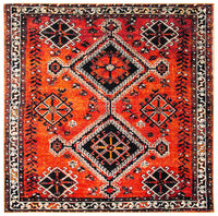 Safavieh Vintage Hamadan Vth293P Orange/Red Area Rug