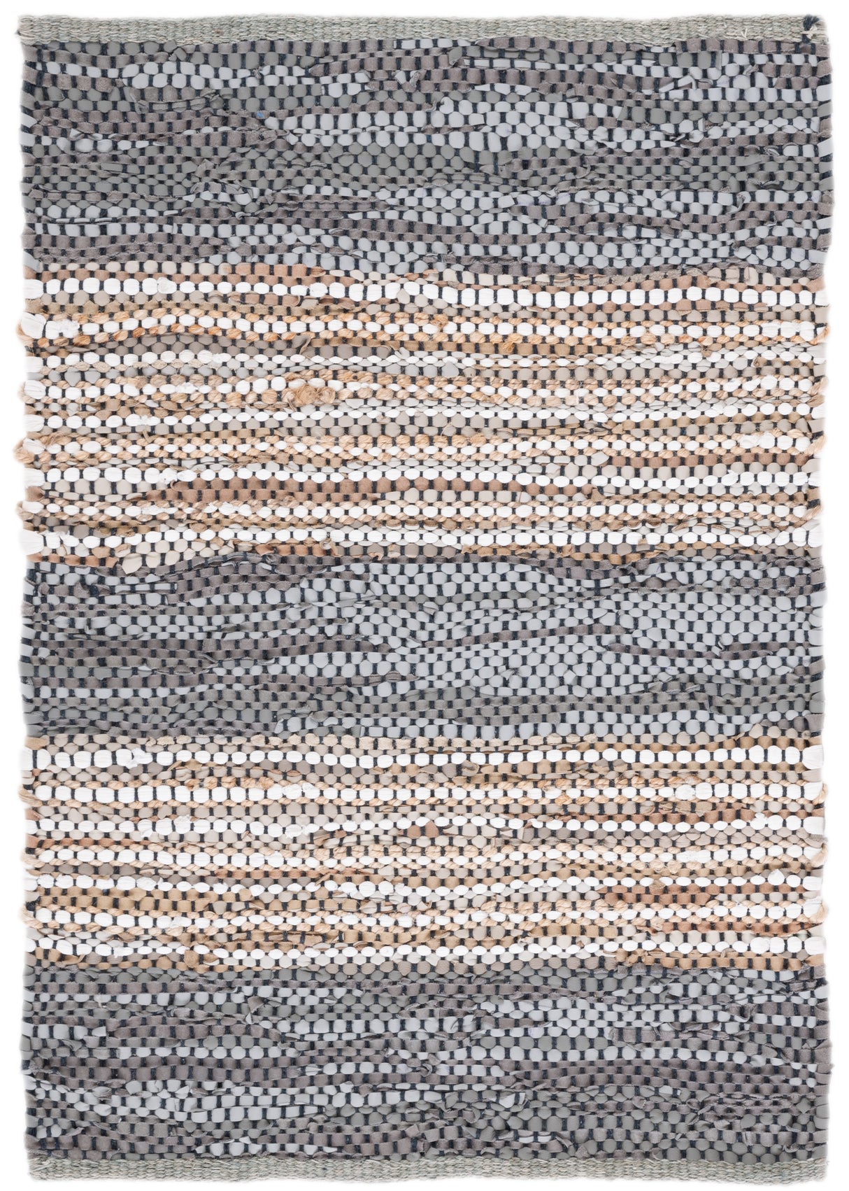 Safavieh Vintage Leather Vtl204F Grey/Natural Rug.