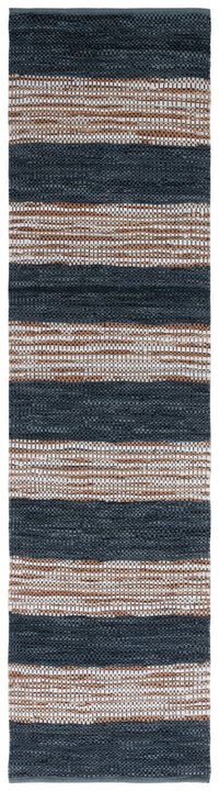 Safavieh Vintage Leather Vtl204G Dark Grey/Natural Area Rug