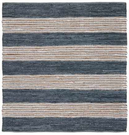 Safavieh Vintage Leather Vtl204G Dark Grey/Natural Area Rug