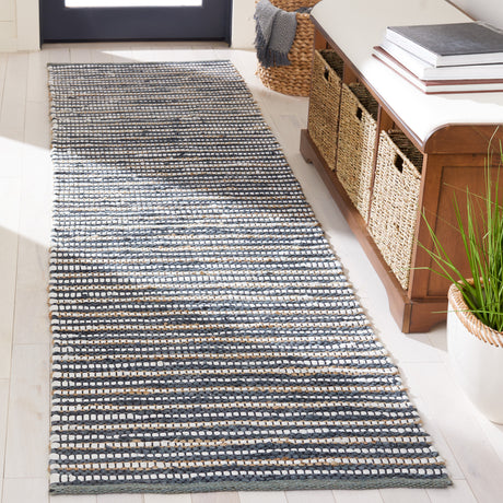 Safavieh Vintage Leather Vtl205G Dark Grey/Ivory Rug.