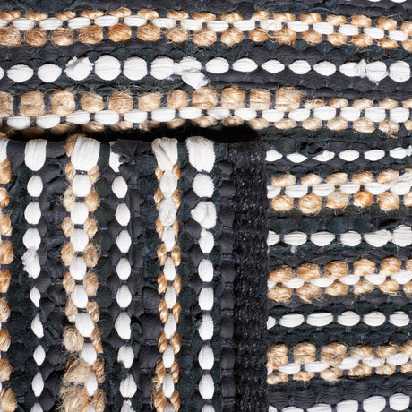 Safavieh Vintage Leather Vtl205Z Black/Ivory Rug.