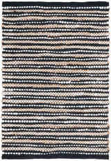 Safavieh Vintage Leather Vtl205Z Black/Ivory Rug.