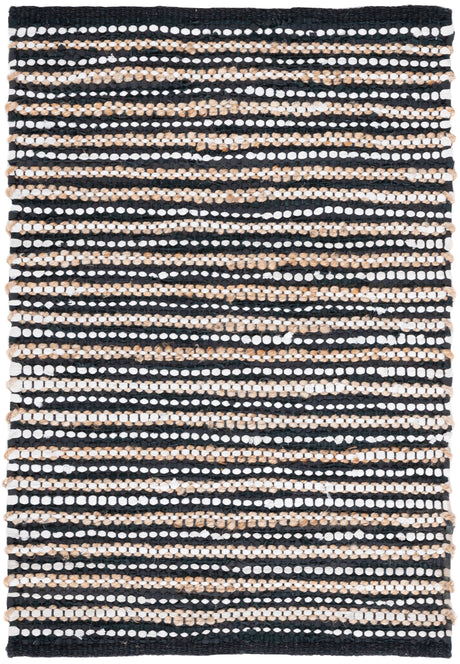 Safavieh Vintage Leather Vtl205Z Black/Ivory Rug.