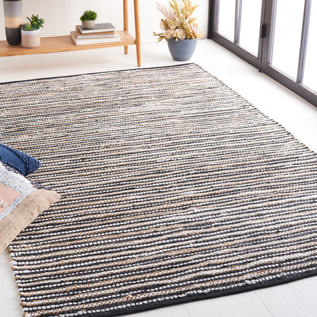 Safavieh Vintage Leather Vtl205Z Black/Ivory Rug.