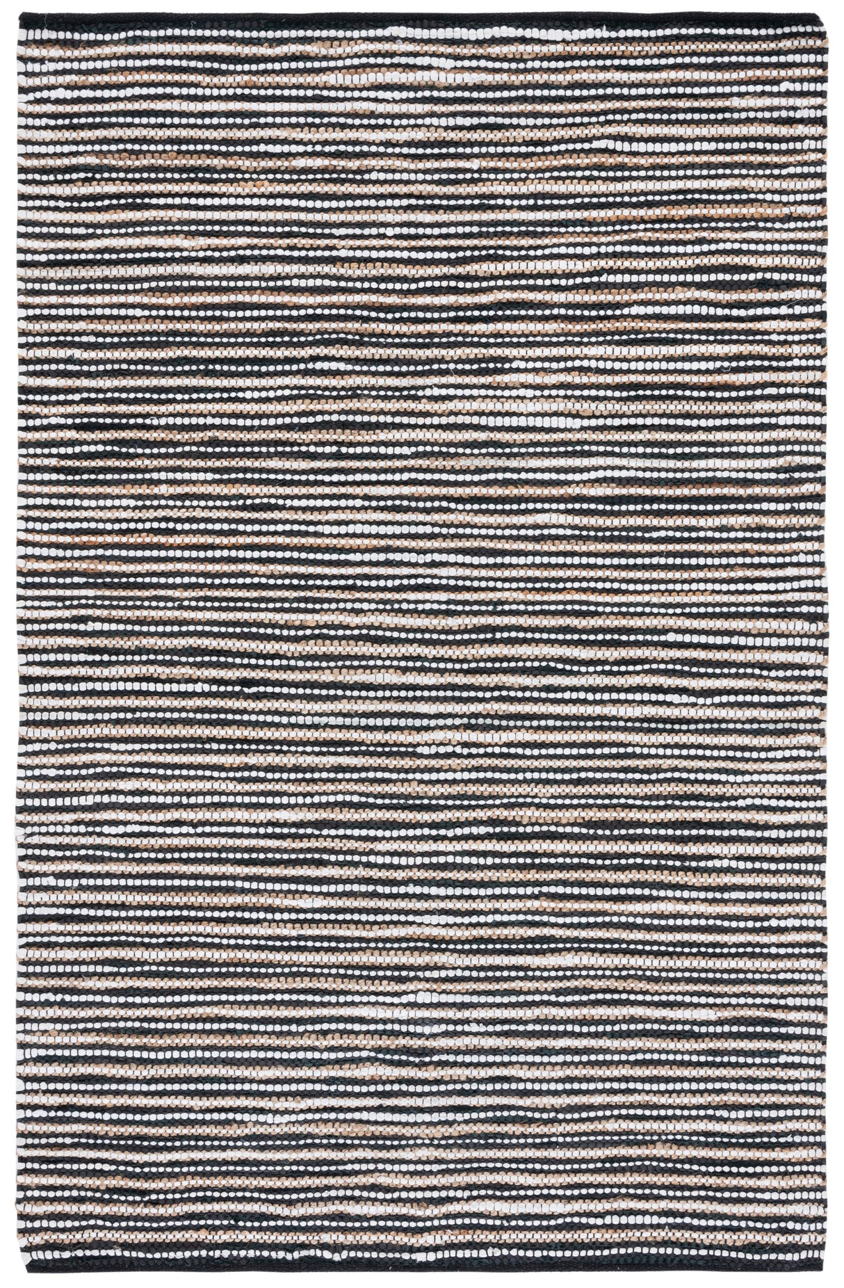 Safavieh Vintage Leather Vtl205Z Black/Ivory Rug.