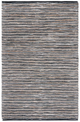 Safavieh Vintage Leather Vtl205Z Black/Ivory Rug.