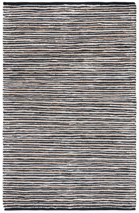 Safavieh Vintage Leather Vtl205Z Black/Ivory Rug.