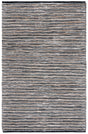 Safavieh Vintage Leather Vtl205Z Black/Ivory Rug.