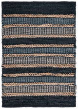 Safavieh Vintage Leather Vtl206Z Black/Natural Rug.
