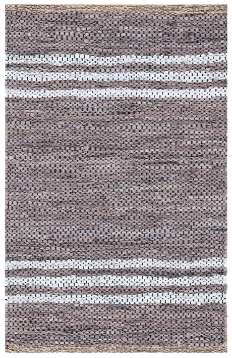Safavieh Vintage Leather Vtl400G Silver/Ivory Rugs.