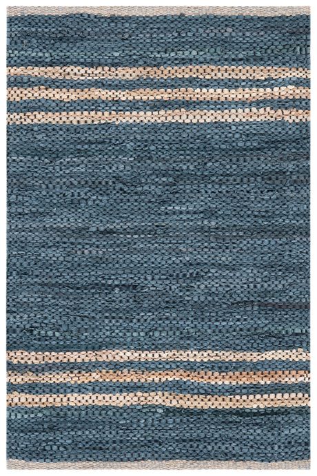 Safavieh Vintage Leather Vtl400M Blue/Beige Rugs.