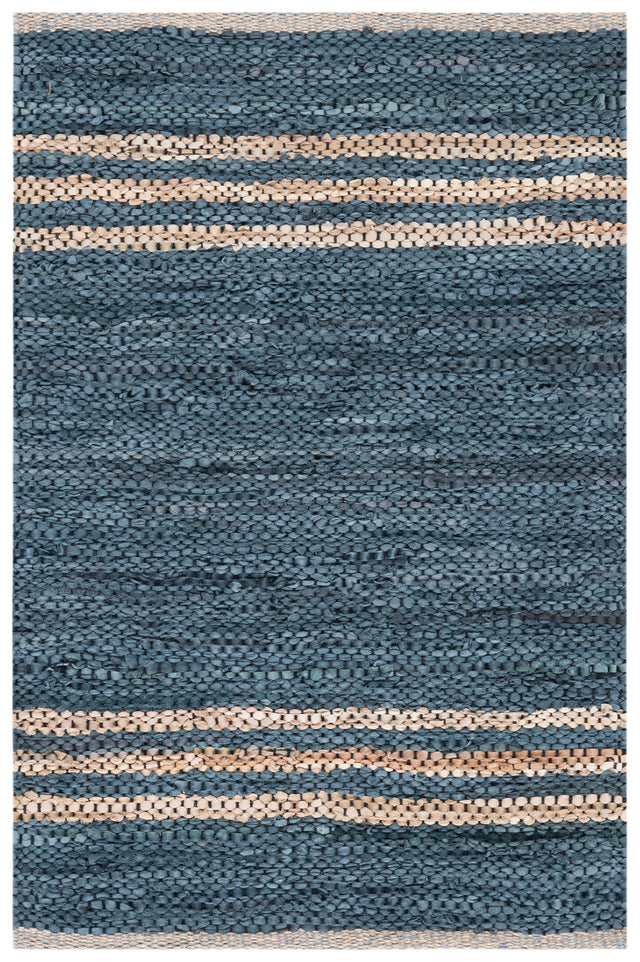 Safavieh Vintage Leather Vtl400M Blue/Beige Rugs.