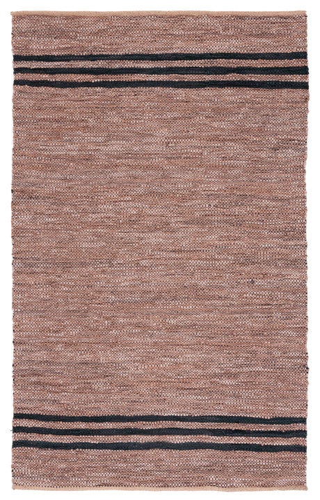 Safavieh Vintage Leather Vtl400T Brown/Black Rugs.