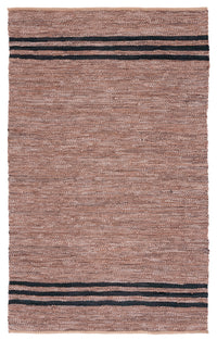 Safavieh Vintage Leather Vtl400T Brown/Black Area Rug