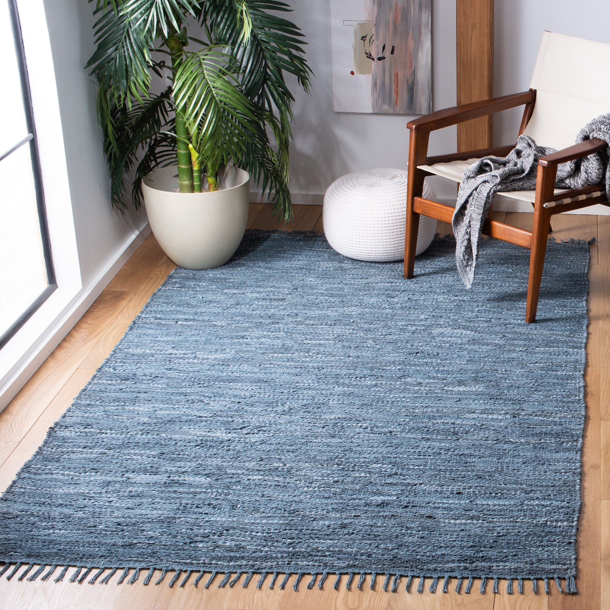 Safavieh Vintage Leather Vtl501M Blue/Grey Area Rug